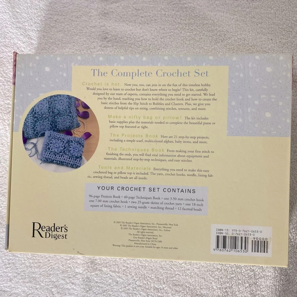 Vintage Readers Digest Complete Crochet  Kit - Picture 2 of 10